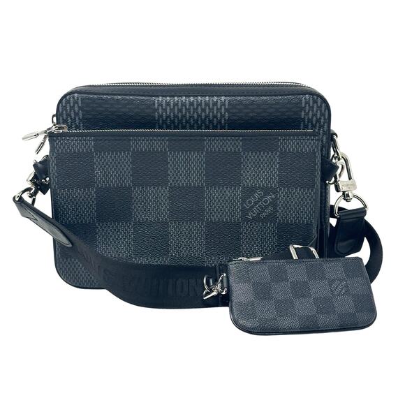 Louis Vuitton LV Damier Graphite Trio Messenger Bag Crossbody - Picture 1 of 16